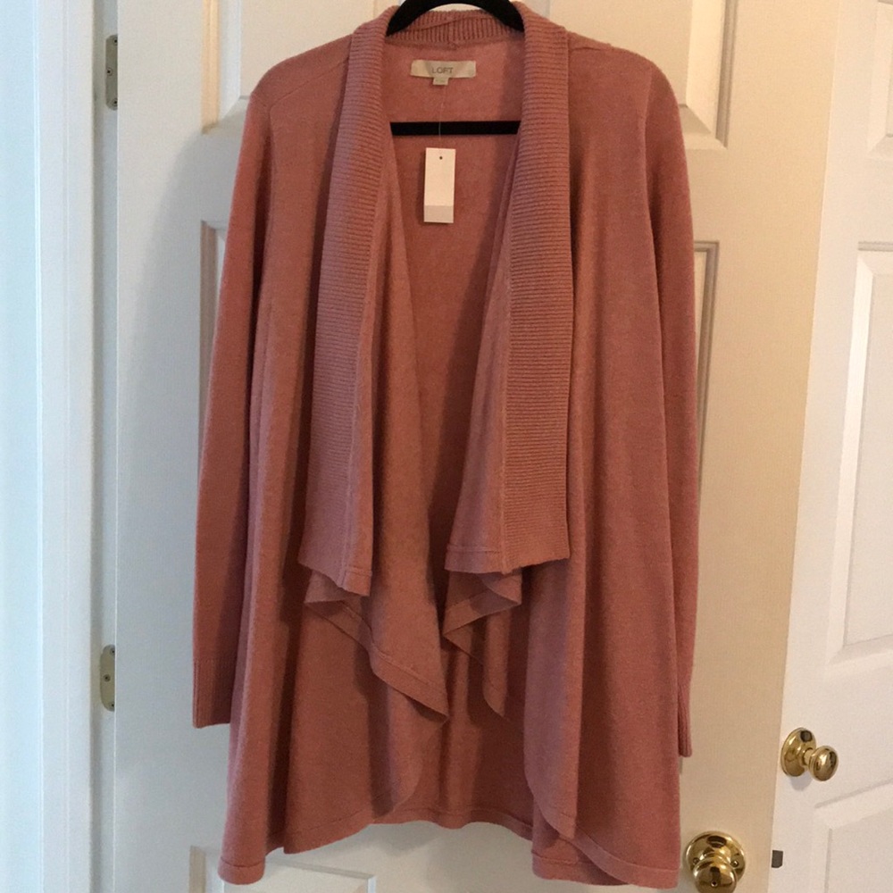 Loft waterfall cardigan